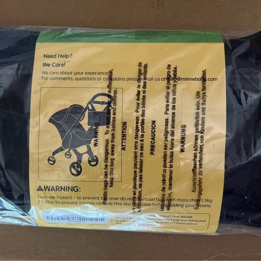 Upperkids Essentials Bag Compatible with‎ Doona Infant Car Seat Stroller (NEW)
